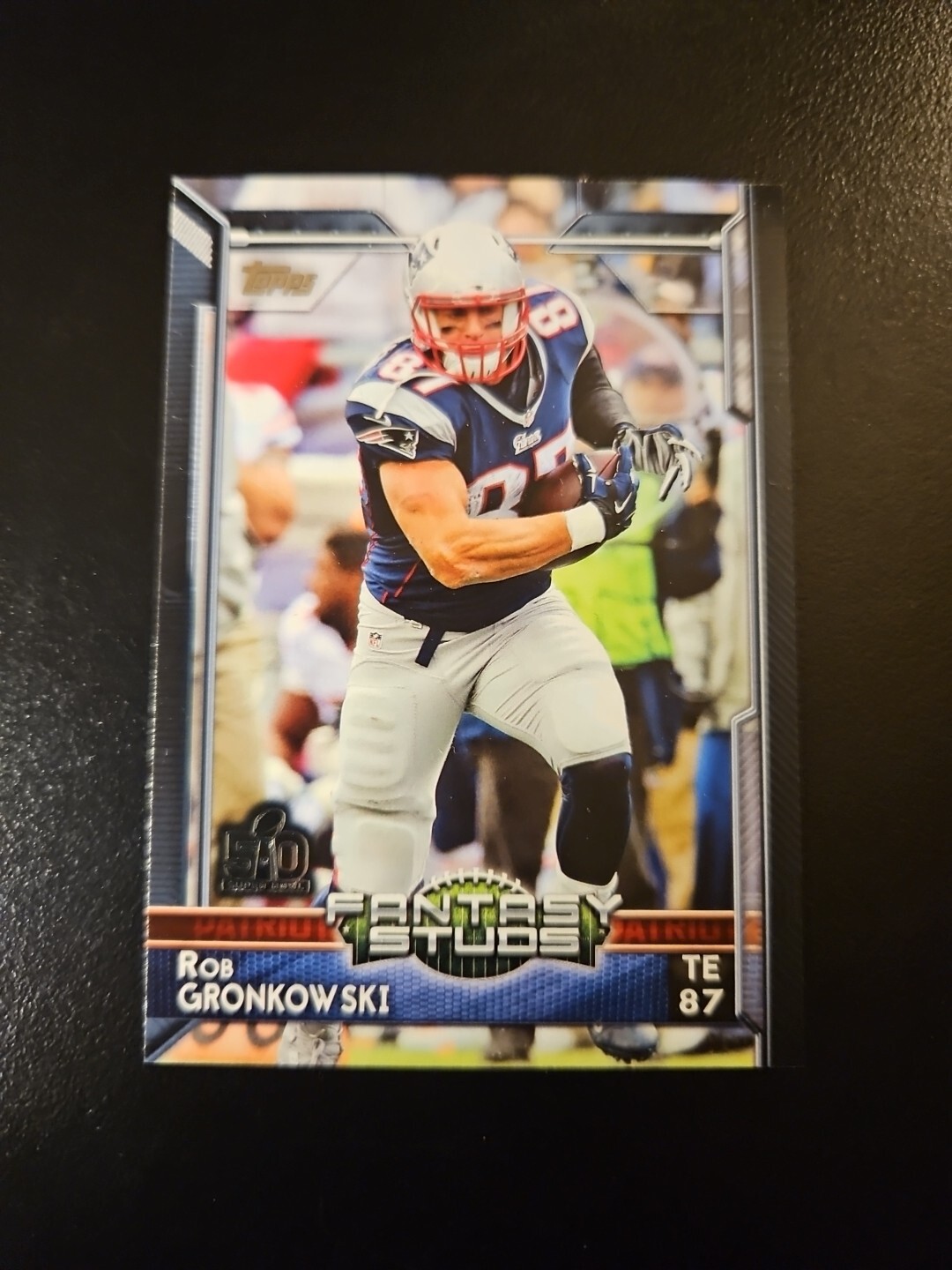 Rob Gronkowski.2015 Topps Topps.com Online Exclusive  50th Super Bowl  #312(c4)