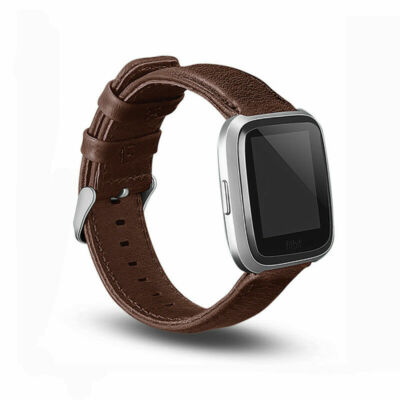 US Genuine Leather Strap Band WristBand For Fitbit Versa / 2  display picture 1