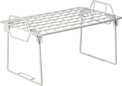 Wire Grid Stacking Shelf Small Metal Rectangular NEW - Picture 11 of 12