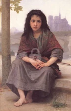 The Bohemian (1890), William-Adolphe Bouguereau *Art Postcard*