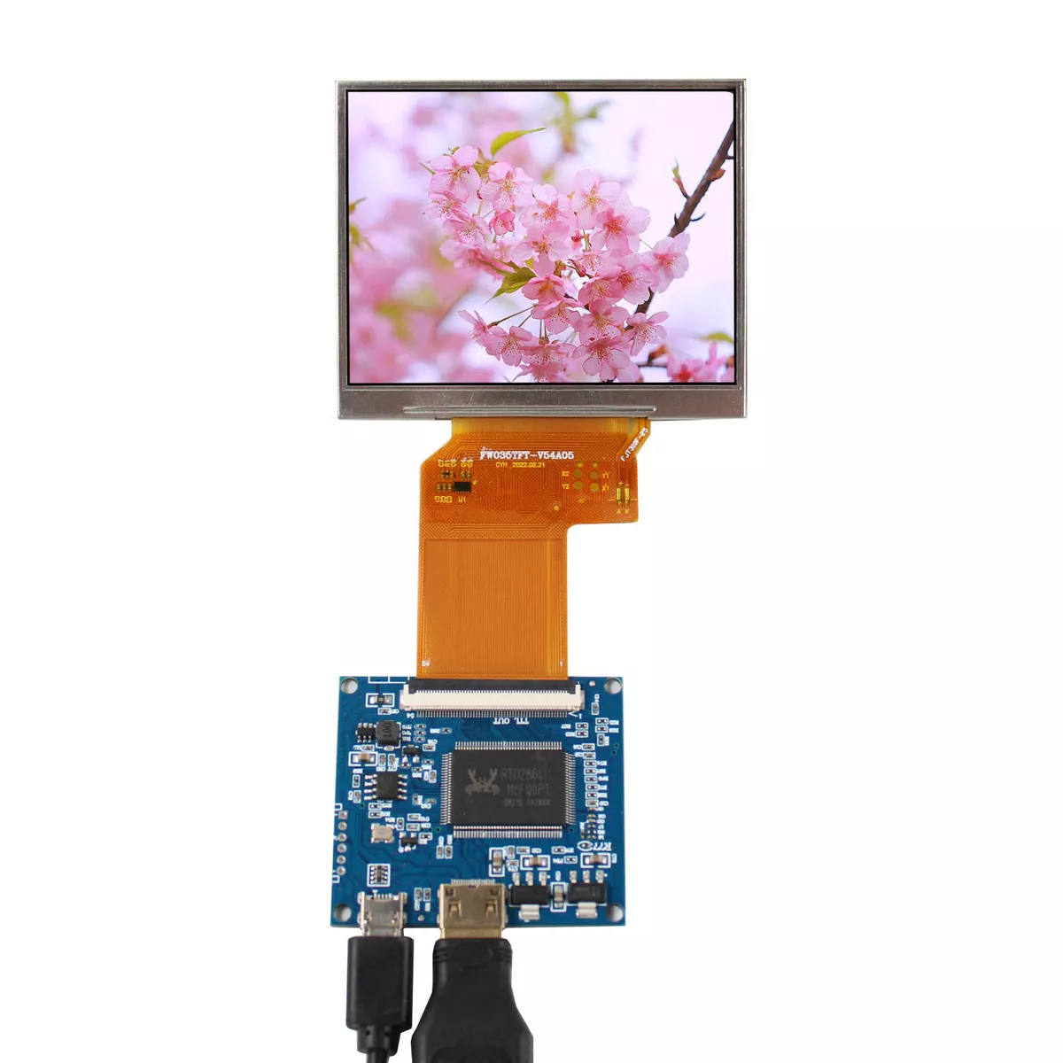 3.5inch 640X480 LCD Screen With Mini HDMI Board 5VDC Power No OSD6