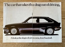 Vauxhall Chevette 2300HS Black Magic 1979 Original UK Sales Brochure No. V2448
