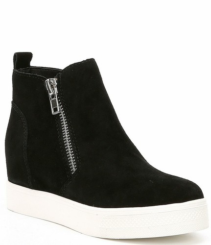 steve madden wedgie suede sneakers