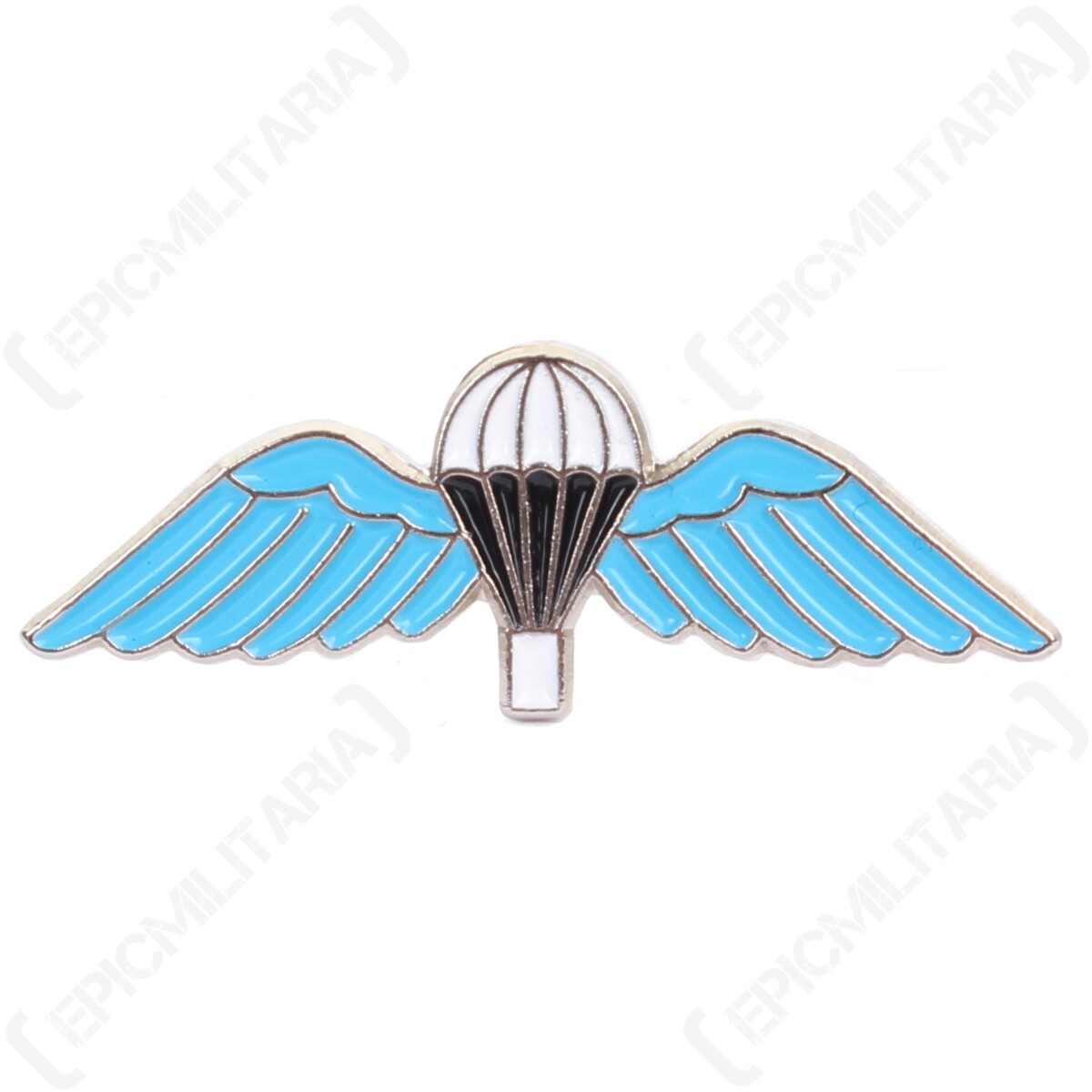 WW2 British Army Enamel Paratrooper Parachute Wings Pin