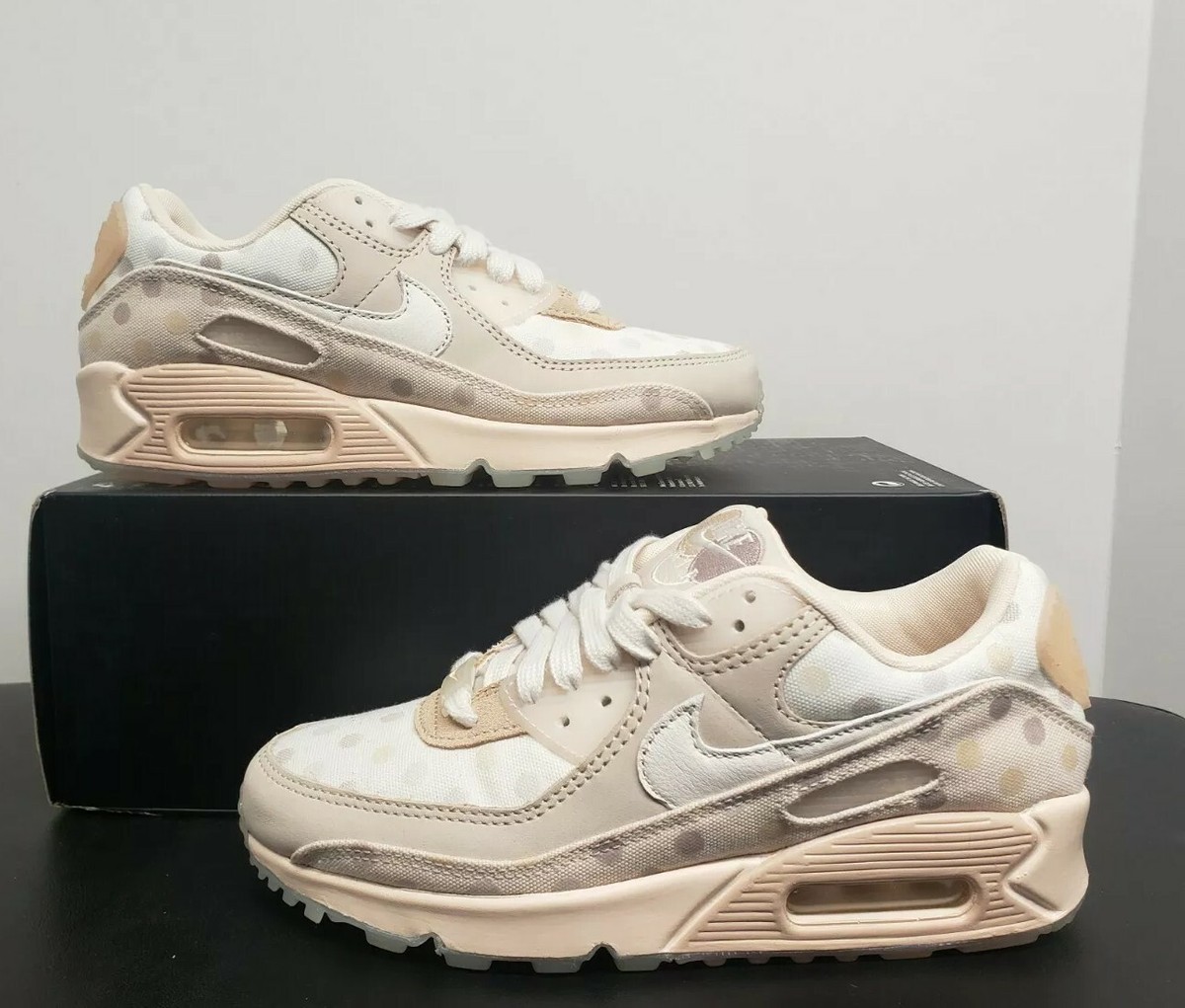 nike air max 90 shimmer polka dot sand