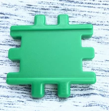 VTG LITTLE TIKES WEE WAFFLE BLOCKS 4” GREEN ROAD STREET REPLACEMENT BLOCK