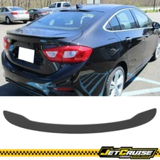 Fits 16-19 Chevy Cruze OE Factory Style Rear Trunk Spoiler Wing ABS Matte Black