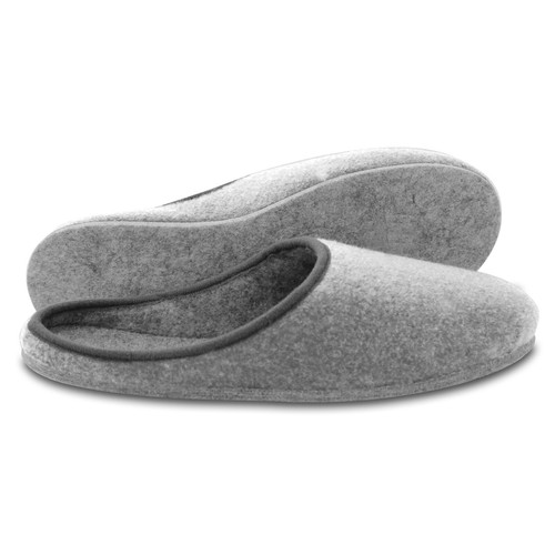 Filzpantoffeln Hausschuhe aus Filz in grau mit Filzsohle Größen 35 - 48 Unisex - Bild 38 von 84