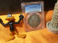 1883 MORGAN SILVER 💰PCGS MS63