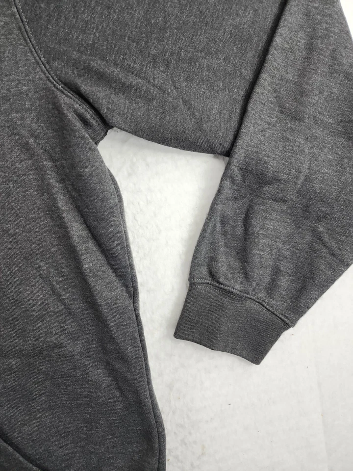 Fort Worth Fire Hazmat Logo Gray Long Sleeve Full Zip Hoodie Mens  2XL - Image 2 of 4