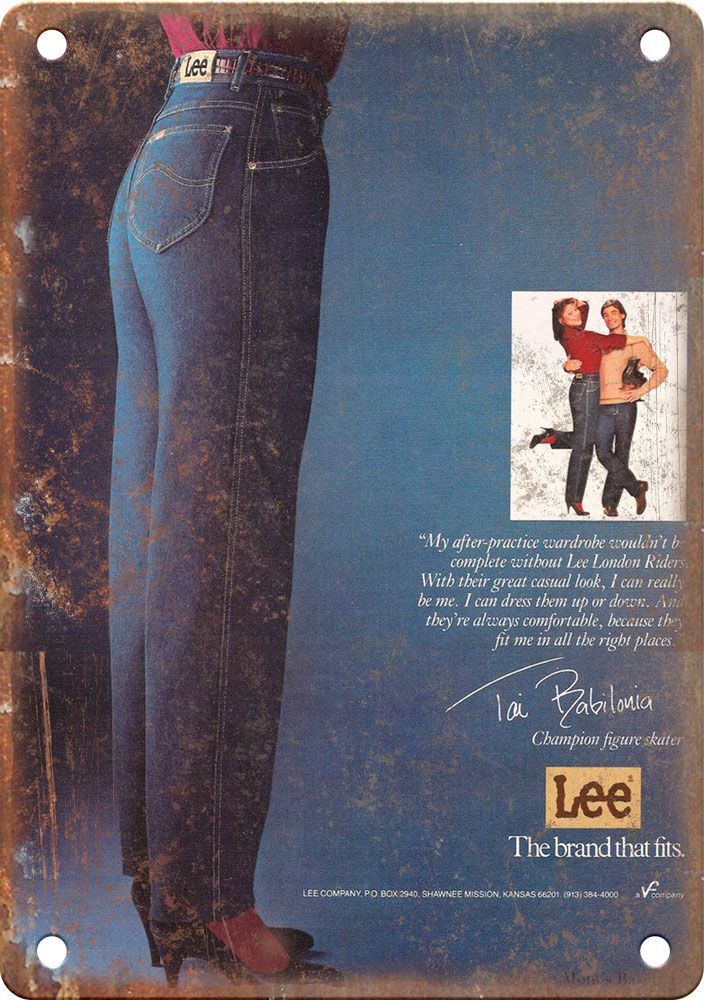Lee Denim Jeans Vintage Magazine Ad 12