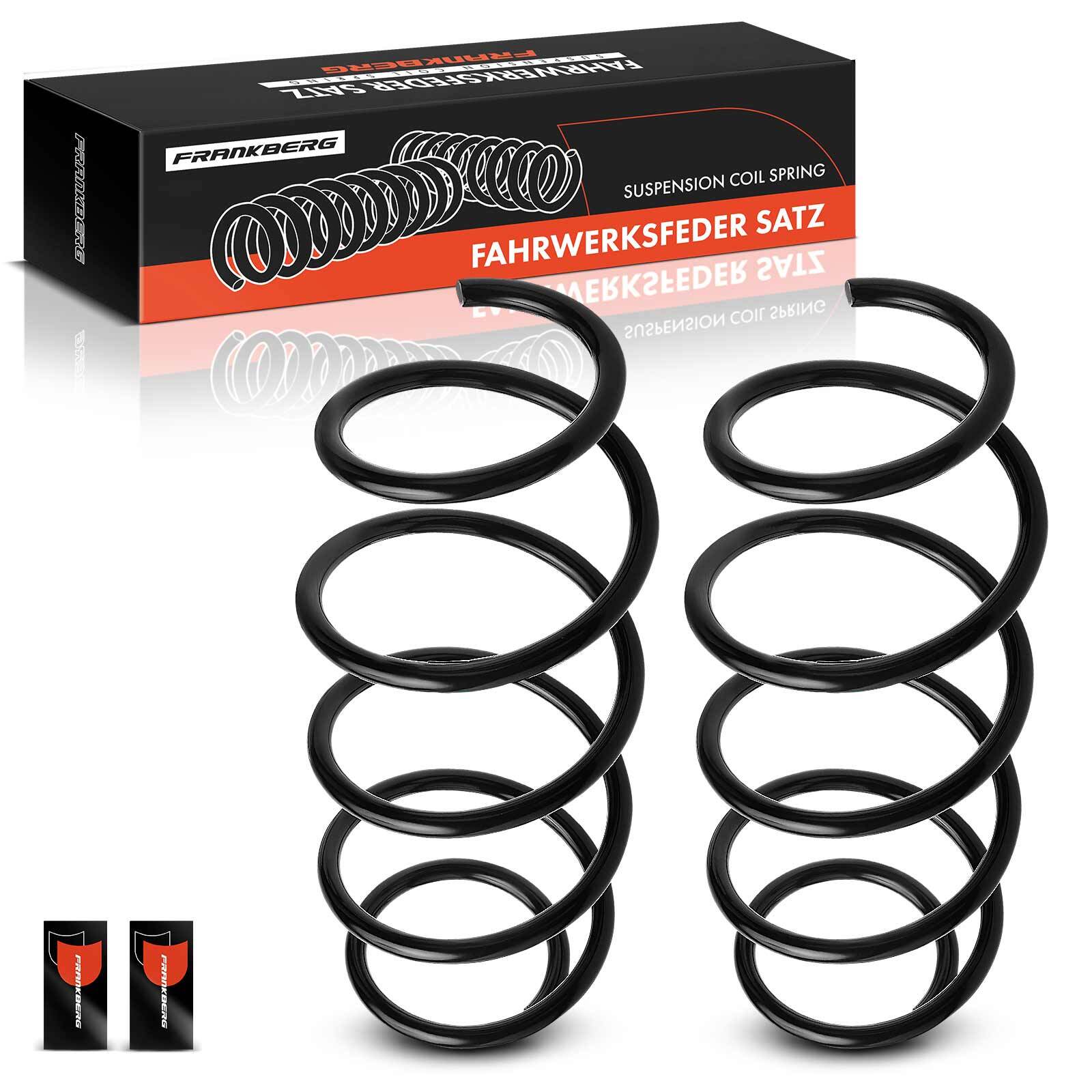 Frankberg 2x Coil Spring Set for Mercedes-Benz E200 S212 W212 2009-2016 Front