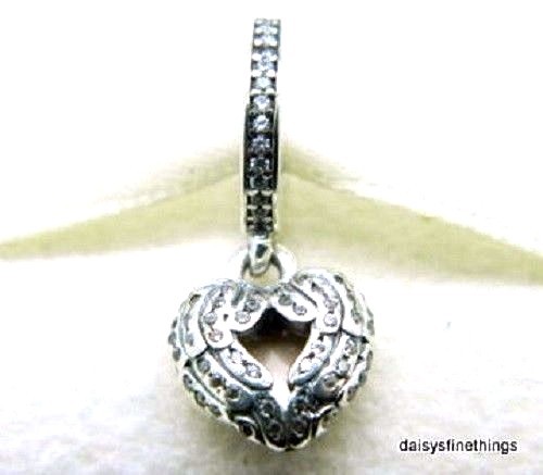 NEW/TAGS AUTHENTIC PANDORA CHARM ANGEL WINGS LOCKET DANGLE