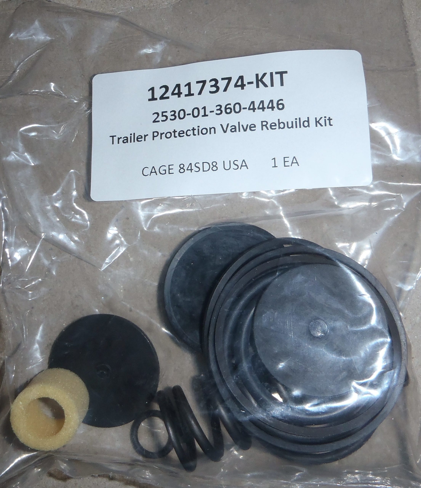 FMTV M1078 M1083 Air Brake Protection Valve Repair Kit 12378848 