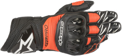 Alpinestars GP Pro RS3 Gloves Black/Red Fluo XL