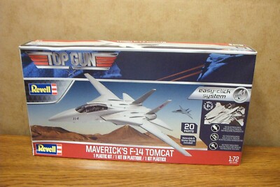 REVELL  MAVERICK'S F-14 TOMCAT 1/72 SCALE MODEL KIT  EASY-CLICK SYSTEM