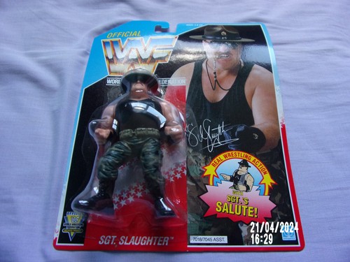 WWF Hasbro Figure - Sgt Slaughter 1991 New...