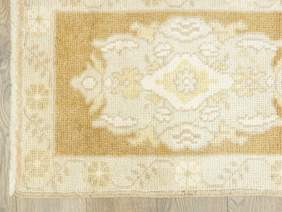 Farmhouse Style Oushak Skinny Runner Rug 2.1x5.5 ft New Turkish Handmade Carpet - Image 4 of 4