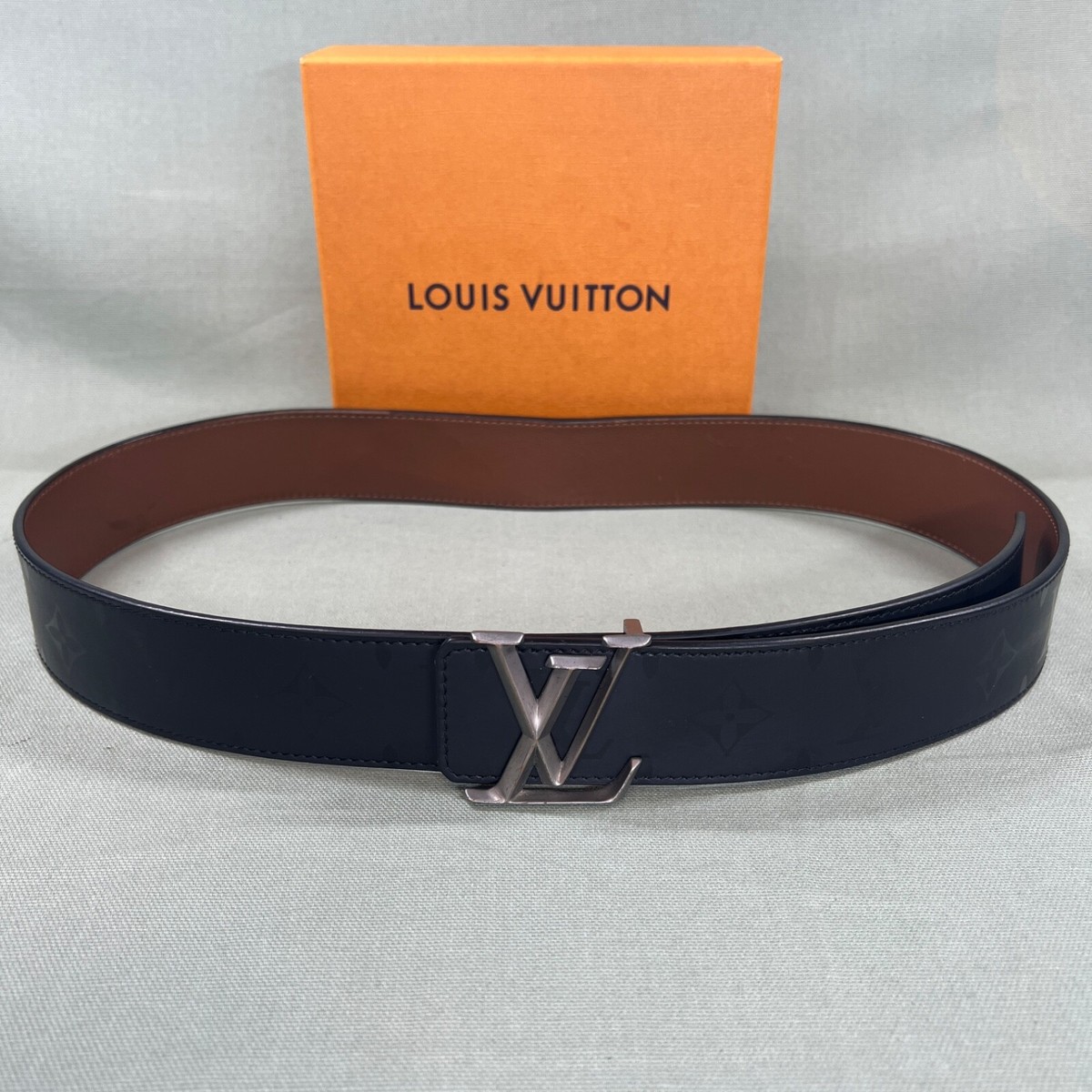 Louis Vuitton ベルト M9019 90/36 Louis Vuitton ブラック ベルト モノグラム90/36 - メルカリ