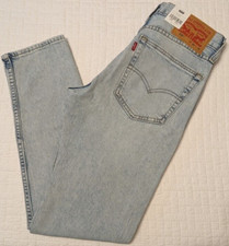 LEVI'S 510 SKINNY DISTRESSED JEANS Men's 30 X 30 "Bryter Lyter" Light Wash NWT