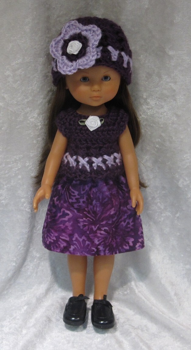 Made to fit LES CHERIES #11 Handmade Doll Clothes, Hat, Top 