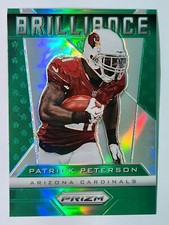 2013 Panini Prizm Brilliance GREEN #13 Patrick Peterson Arizona Cardinals / LSU