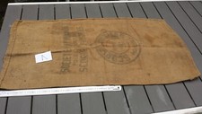 1/ Ancien sac agricole publicitaire en toile de jute SCORIES THOMAS
