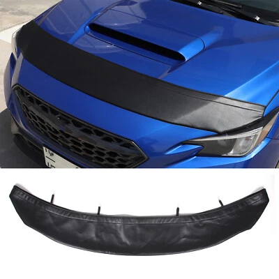 Leather Front Hood Cover End Bra Protector Fit For Subaru WRX STI 2022-2023 - Image 1 of 4