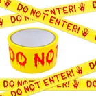 1 X Halloween Decorations Caution Tape For Party, Door, Danger Areas 4.8cm x 2m