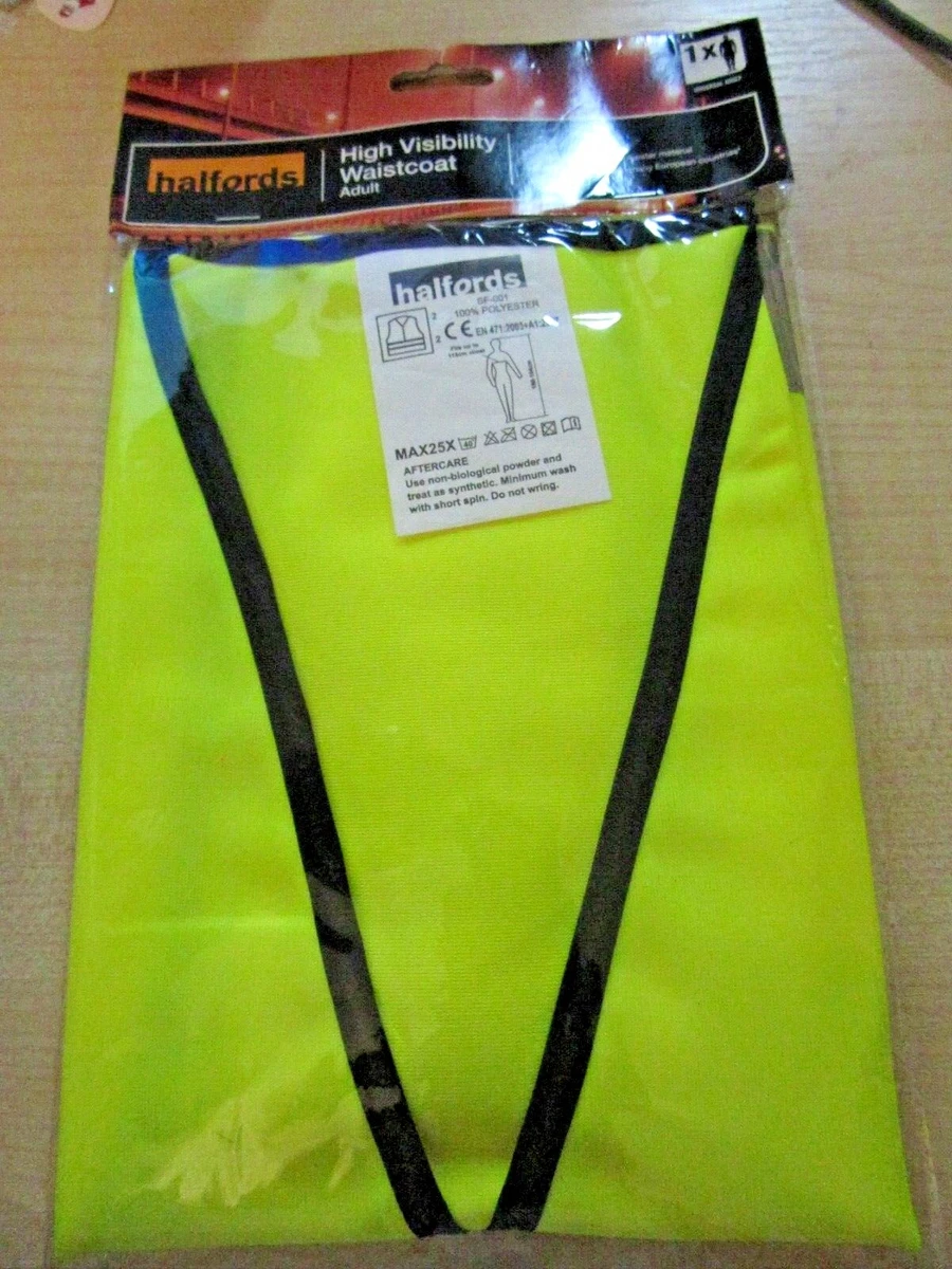 Hi vis sales vest halfords