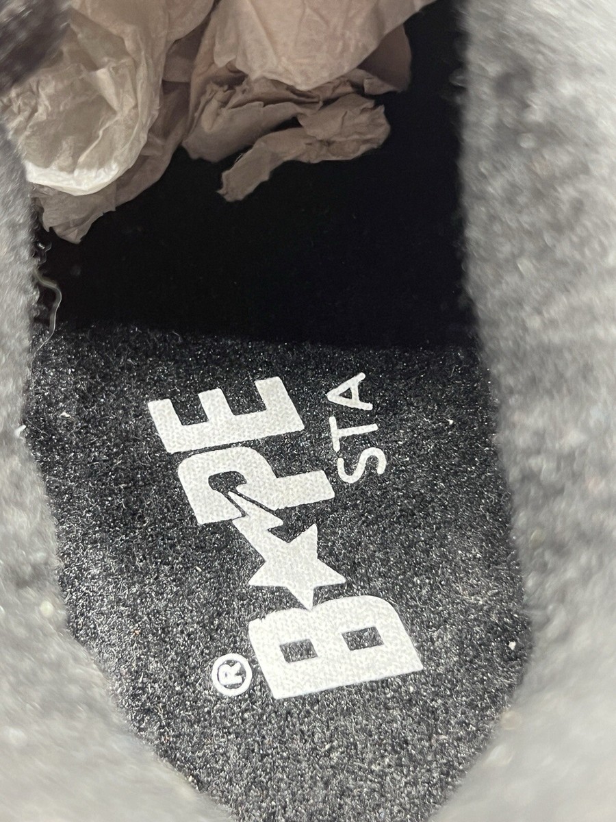 Size 8 - A Bathing Ape BAPE Track Sta LT Black Grey for sale  display picture 1