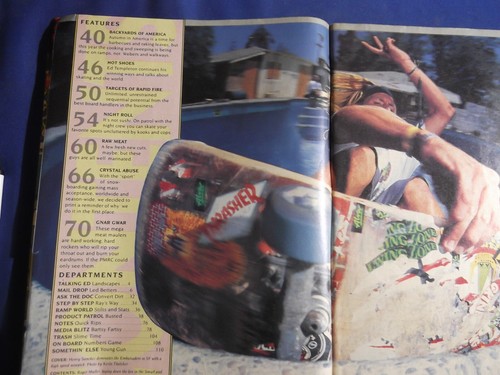 THRASHER MAGAZIN-NOV 1990-HENRY SANCHEZ-ED TEMPLETON-GWAR-VINTAGE - Bild 2 von 5