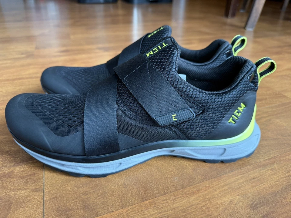 NUEVO Zapatos de Ciclismo Tiem Slipstream para Mujer Talla 11.5 Negros Ciclismo Foto 2 de 4