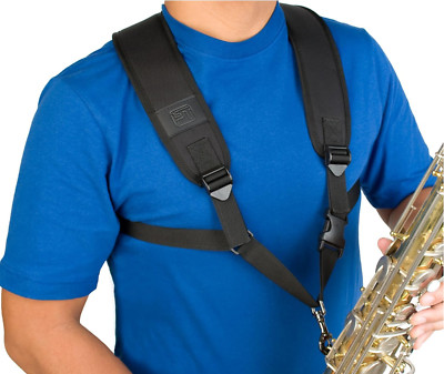 Pro Tec Saxophone Harness with Deluxe Metal Trigger Snap, Large, Model A306M