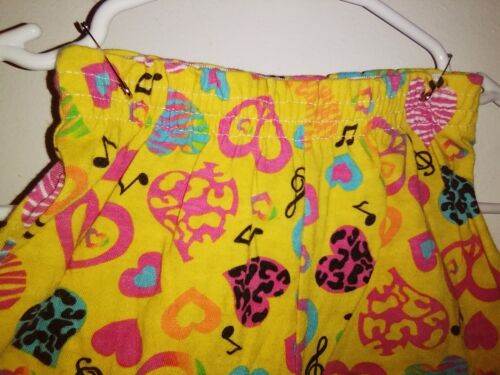 Girls Rule Yellow Heart Shorts SZ 4T - Picture 2 of 4