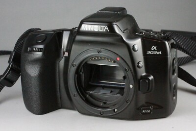 Minolta α alpha 303 Si SLR 35mm Auto & Manual Focus Film Camera