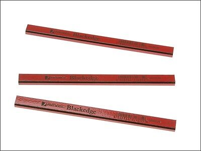 12 Rexel Blackedge Carpenters Pencil Medium Red Wood Marking Pencils Carpenter