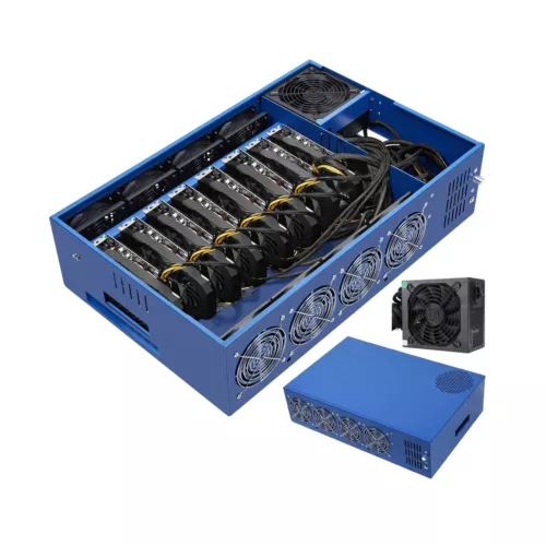 GPU Mining Rig Case, Complete Mining Systerm for ETC/Ergo/Raven Coin Crypto M...
