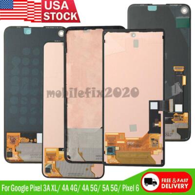 For Google Pixel 8 Pro 7 Pro 6A 4A 5A 3A OLED LCD Display Touch Screen Assembly