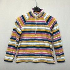 Eddie Bauer Women Long Sleeve 1/4 Zip Fleece Sweatshirt Size Medium M184 -22