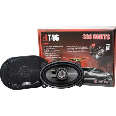 Earthquake T46 4' x 6' 2-Way 300 Watts Coaxial Car Speaker (pair