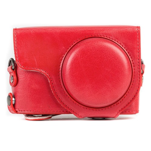 MegaGear Panasonic Lumix DC-ZS80, DC-ZS70, DC-TZ95, DC-TZ90 Leather Camera Case - Picture 20 of 29