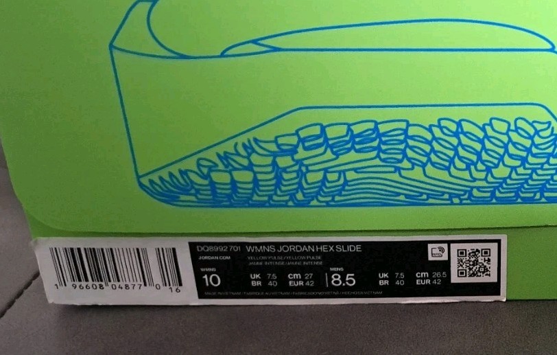 その他 ThanX Special Box -Eden- NEW Nike Jordan Hex Mule Sandals Yellow Slides Clog Shoes | eBay