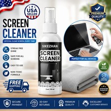 Screen Cleaner Kit Spray  Microfiber Cloth for Laptop Phone TV