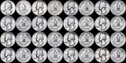 1964 D Washington Silver Quarter GEM BU (1) Random From OBW roll see photos