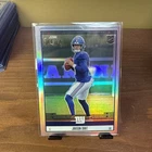 Jaxson Dart 2025 Panini Select RC #14 Score Throwback Silver Prizm Giants