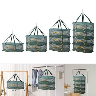 Fishing Drying Net Dry Basket Breathable Multiuse Dryer Lightweight Food Drying