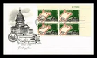 Dr Jim Stamps West Virginia Centennial Plate Block First Day Cover Artmaster