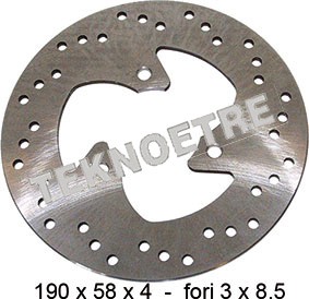 RiToEasysports Disco Freno Posteriore In Alluminio Per Moto RC LOSI 1/4 Promoto MX - Ricambio Oro - 2