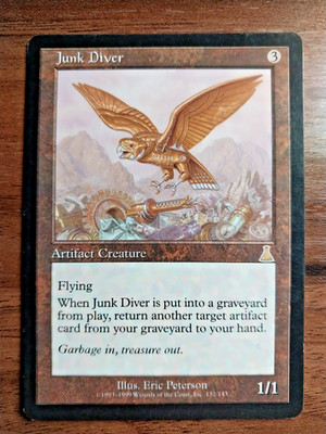 1x Junk Diver - LP/MP - Urza's Destiny - SPARROW MAGIC mtg